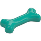 LEGO Dark Turquoise Dog Bone (Short) (77100 / 93160)