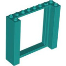 LEGO Dark Turquoise Door Frame 2 x 8 x 6 (80400)