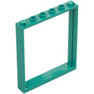 LEGO Dark Turquoise Frame 1 x 6 x 6 (42205)