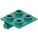 LEGO Dark Turquoise Hinge 2 x 2 Top (6134)