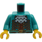 LEGO Donker Turquoise Jacob Torso met Jacket (973)