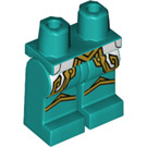 LEGO Donker Turquoise Mei Minifigure Heupen en benen (3815 / 81092)
