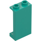 LEGO Dark Turquoise Panel 1 x 2 x 3 with Side Supports - Hollow Studs (35340 / 87544)