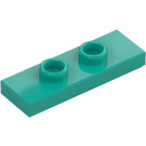 LEGO Donker turquoise Plaat 1 x 3 met 2 Noppen (34103)