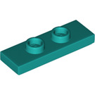 LEGO Donker Turquoise Plaat 1 x 3 met 2 Studs (34103)
