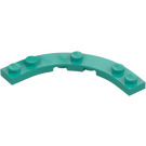 LEGO Turquoise Foncé assiette 5 x 5 Rond Pièce de monnaie (80015)