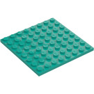 LEGO Dark Turquoise Plate 8 x 8 (41539 / 42534)