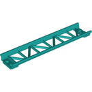 LEGO Donker Turquoise Rail 2 x 16 met 3.2 Shaft (25059)