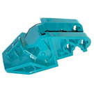 LEGO Dark Turquoise Ridged Head / Foot 3 x 6 x 1.6 (32165)