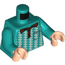 LEGO Dark Turquoise Ron Weasley Minifig Torso (973 / 76382)