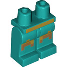 LEGO Donker Turquoise Royal Warrior Minifigure Heupen en benen (3815 / 76871)