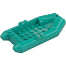 LEGO Dunkles Türkis Gummi Boot 6 x 12 x 2 (78611)