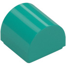 LEGO Dark Turquoise Slope 1 x 1 Curved (49307)