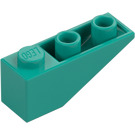 LEGO Dark Turquoise Slope 1 x 3 (25°) Inverted (4287)