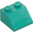 LEGO Donker turquoise Helling 2 x 2 (45°) (3039 / 6227)