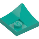 LEGO Dark Turquoise Slope 2 x 2 Curved with Corner (4190)