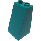 LEGO Dark Turquoise Slope 2 x 2 x 3 (75°) Hollow Studs, Rough Surface (3684 / 30499)