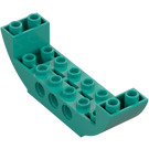 LEGO Dunkles Türkis Schrägstein 2 x 8 x 2 Gebogen Invers Doppelt (11301 / 28919)