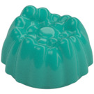 LEGO Dark Turquoise Small Hair with Spiky Tufts (68212)