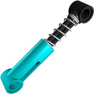 LEGO Dark Turquoise Small Shock Absorber with Soft Spring (41838 / 76138)