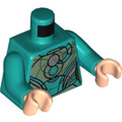 LEGO Dark Turquoise Sprite Minifig Torso (973 / 76382)