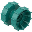 LEGO Turquoise foncé Technic Bande de roulement Pignon Roue (32007)