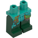 LEGO Dark Turquoise The Nine-Headed Demon Minifigure Hips and Legs (73200)