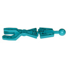 LEGO Donker Turquoise Throwbot Launching Arm met Flexibel Midden en Kogelgewricht (32168)