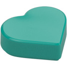 LEGO Dark Turquoise Tile 1 x 1 Heart (5529 / 39739)