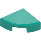 LEGO Dark Turquoise Tile 1 x 1 Quarter Circle (25269 / 84411)