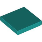 LEGO Dark Turquoise Tile 2 x 2 with Groove (3068 / 88409)