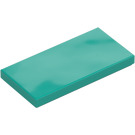 LEGO Dark Turquoise Tile 2 x 4 (87079)