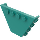 LEGO Donker Turquoise Trapezoid Tipper Einde 6 x 4 met Studs (30022)