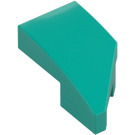 LEGO Dark Turquoise Wedge 1 x 2 Left (29120)