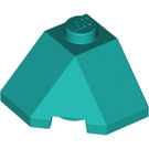 LEGO Dark Turquoise Wedge 2 x 2 (45°) Corner (13548)