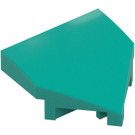 LEGO Dark Turquoise Wedge 2 x 2 x 0.7 with Point (45°) (66956)