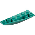 LEGO Dark Turquoise Wedge 2 x 6 Double Inverted Left (41765)