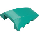 LEGO Dark Turquoise Wedge 4 x 4 Triple Curved without Studs (47753)