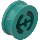 LEGO Dark Turquoise Wheel Hub 8 x 17.5 with Axlehole (3482)
