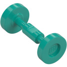 LEGO Donker turquoise Wielen voor Trolley / Skateboard (2496 / 88423)