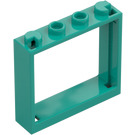 LEGO Turquoise Foncé Cadre de fenêtre 1 x 4 x 3 (60594)