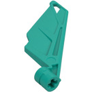 LEGO Turquoise Foncé Aile avec Trou d'essieu (61800)