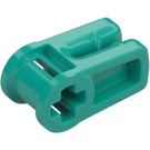 LEGO Dark Turquoise Wire Clip with Cross Hole (49283)