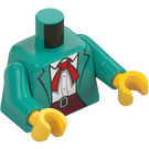 LEGO Turchese scuro Writer/Pippin Reed Minifigure Busto (973 / 76382)