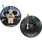 LEGO Darth Vader and Obi Wan Kenobi magnet set (5002823)