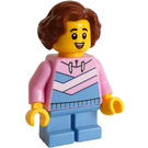 LEGO Daughter с Розово пуловер Минифигурка