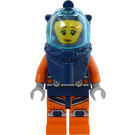 LEGO Deep Sea Diver с Каска - Женски пол Минифигурка