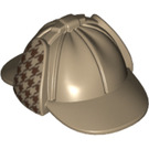 LEGO Deerstalker hat with Plaid Pattern (96292)