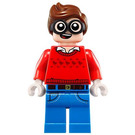 LEGO Dick Grayson with Red Sweater and Glasses Minifigure