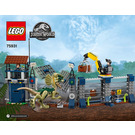 LEGO Dilophosaurus Outpost Attack 75931 Ohjeet